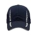 JISUAN Gorra de béisbol vintage para hombre, plegable, ajustable, informal, unisex, bordada, gorra de béisbol con inserto de malla, W, XL