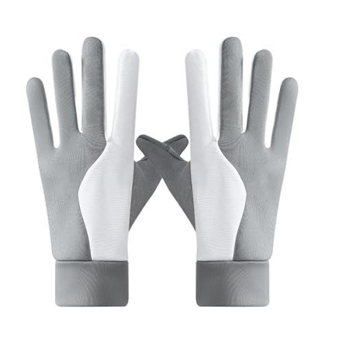 Bsbkoj Guantes de motocicleta para hombre, guantes de protección cálidos para motocicleta de dedo completo, guantes de motocicleta de invierno para hombre, para deportes de potencia, carreras de