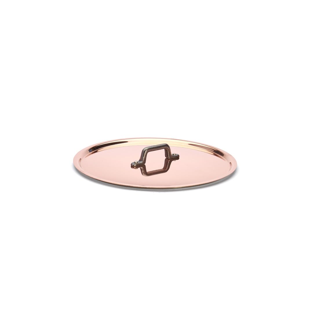 De Buyer 6463.28 Inocuivre First Class Lid with Cast-Iron Handle, 28 cm Diameter