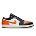 Air Jordan 1 Low Big Kids' Shoes (Black/White/Sail/Starfish) Size 7