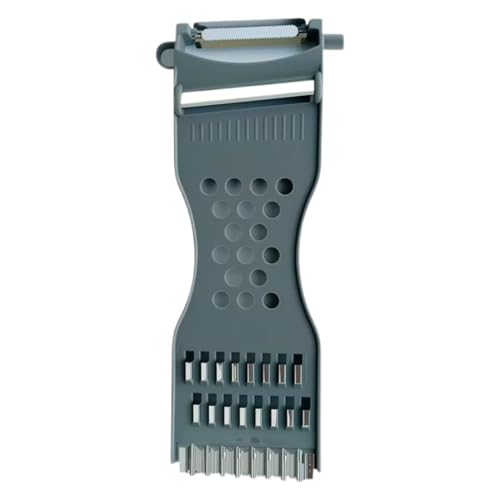 6 in 1 Multifunzione Taglierina Verdure,1 Pezzi,Affettatrice Frutta, lame in acciaio inox, impugnatura ergonomica in plastica resistente,Pelle Pelapatate Strumento Cucina per Cetriolo Patate ecc
