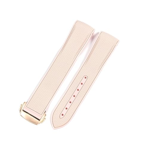 Bracelet de montre en silicone 20mm étanche pour Omega Swatch