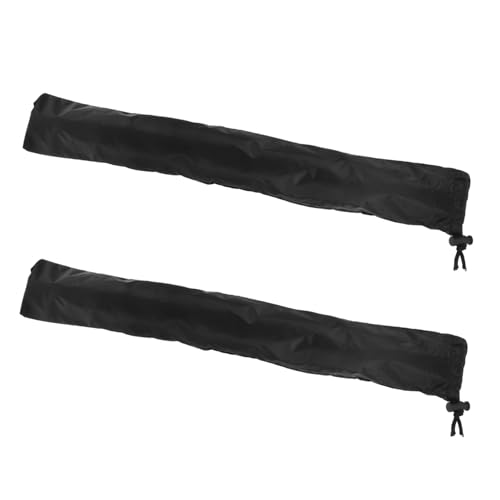POPETPOP 1 Par Cubierta Protectora para Limpiaparabrisas de Coche de Fundas Impermeables para Escobillas Protección Lluvia y Excrementos de Aves Compatible de Vehículos Negro