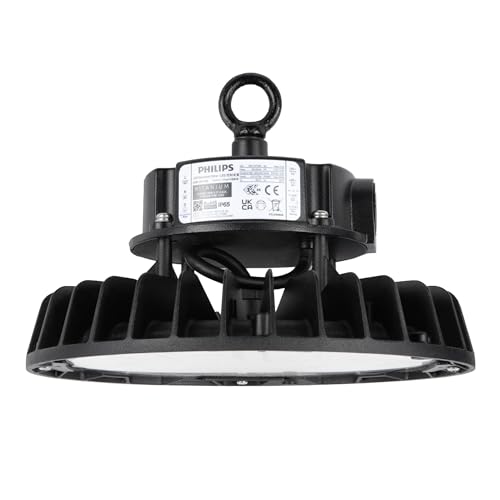Ledvion - LED Hallenstrahler 150W Treiber, Dimmbare, 175lm/W, 26.500L, 6500K, IP65, 5 Jahre Garantie, UFO Lampe
