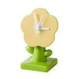 URPIZY Dekorative Tischuhr mit Stiller Quarzbewegung für Wohnzimmer, Schlafzimmer und Nachttisch,...