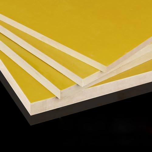 High-Temp Resistant 3240 Epoxy Insulation Board - Electrical Insulation Sheet for DIY Projects and Industrial Use(100mmx100mmx5mm 4pcs)