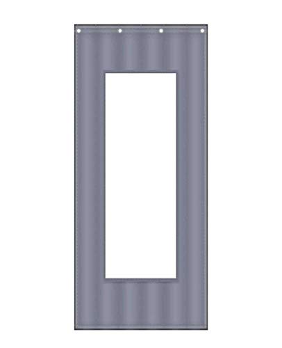 Cortina De Puerta Cortina De Partición De Algodón, 50X150cm Ventana De Costura Hogar Sonido Grueso-Cortina A Prueba De Viento Cálido -Plata-100 * 200cm