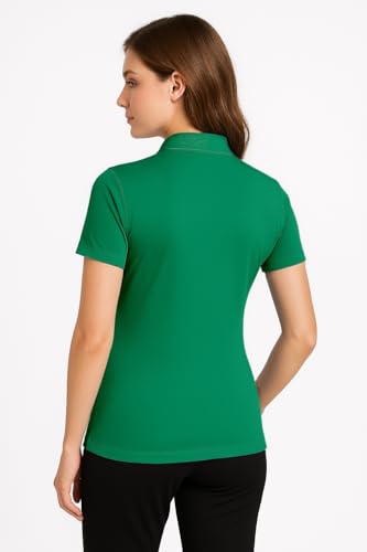 Image of Opna Women's Dry-Fit Golf Polo Shirts 3-Button Golf Polo's in 20 Colors XS-3XL Shirt