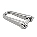 JT-HLM 2Pcs Boat Stainless Steel Long D Shackle 5/16