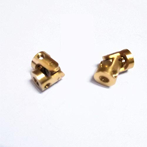 2 szt. 33mm miedziany gąsienicowy stalowy wał napędowy ze śrubami do modeli w skali 1/18 1/24 RC samochód łódź samolot DIY (rozmiar: 2 szt.)