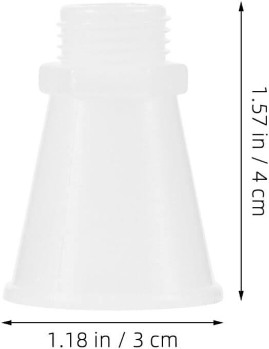 BESTOYARD Fire Extinguisher Nozzles: 20pcs Plastic Fire Extinguisher Replacement Nozzles Portable Fire Extinguisher Parts for Fire Extinguisher Accessories, 4.00X3.00X3.00CM, White, 30O4J16U35UYZMXHZ