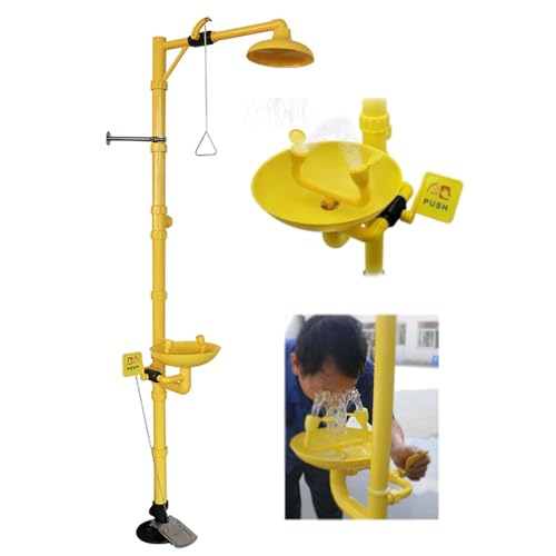 YQCXG Notfall Augendusche & Dusche mit Pedal