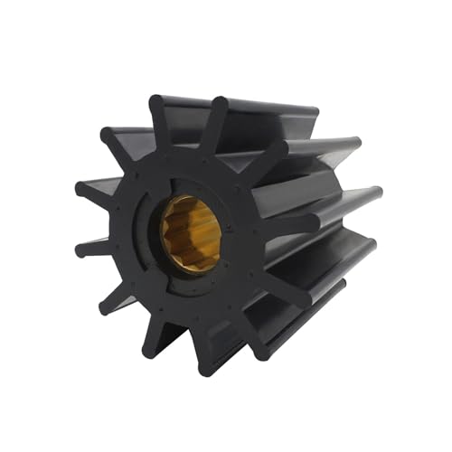 Turbine pour pompe à eau moteur de bateau et utilitaire avec moyeu central cannelé haute résistance