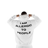 Kleidermafia Oversize Allergic Hoodie - White-XS/White