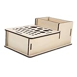 Style adaptable : avec sa conception simple et adaptable, la boîte de rangement d'outils en pu s'intègre parfaitement dans n'importe quel décor, améliorant l'apparence générale de votre espace, étagère à outils pour l'estampage, organisateur d'outils d'estampage