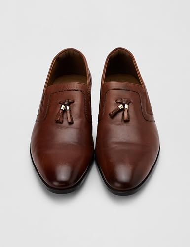 Image of Louis Philippe Men Leather Loafers