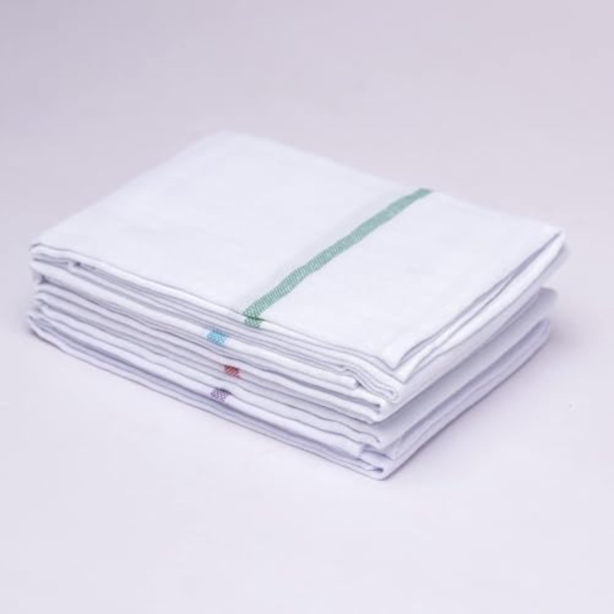Pandit-JI Pure White Cotton Soft Gamcha for Men