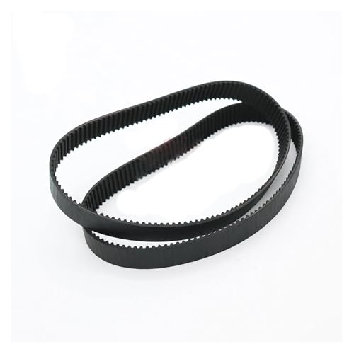 Courroie de distribution HTD 3M en caoutchouc bouclée de 1140mm de long et 15mm de large