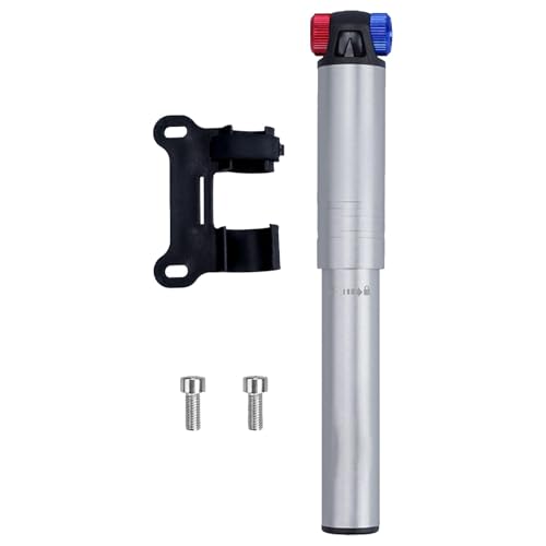 Bomba de neumáticos pequeña, bomba de bicicleta - Inflador de neumáticos de bicicleta de aleación de aluminio 160PSI | Bomba de neumáticos de alta presión, inflador de bomba de aire de bola resistente
