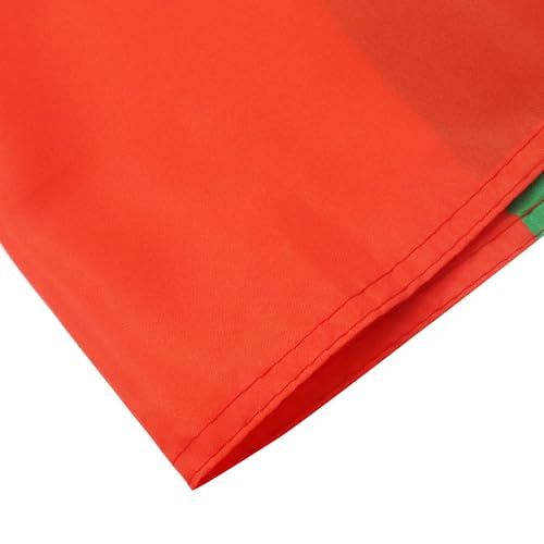 Image of AZ FLAG - Portugal Flag - Large 5x8 Ft - 100D Polyester Portuguese Big Banner with Two Metal Grommets - Fade Resistant - Vivid Colors - 5' x 8' Feet - 250x150 Cm