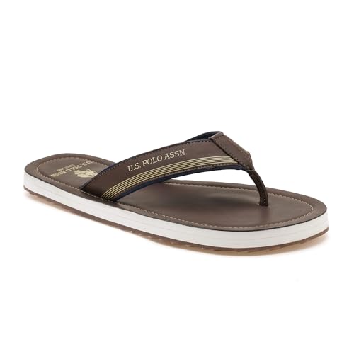 Image of U.S. POLO ASSN. USPA| OVI BLACK| Stylish slider Slippers for Man