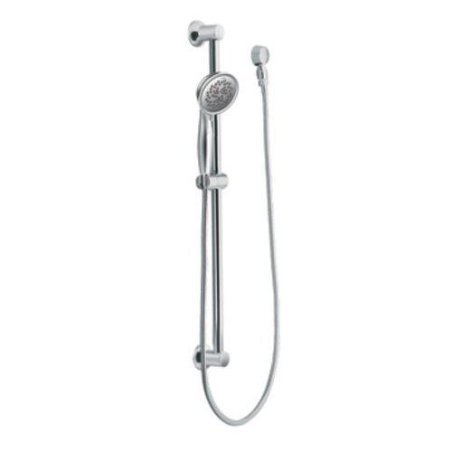 Moen 3863Ep Envi Collection Eco-Performance Handheld Shower With 30" Slide Bar, Chrome #TOP22