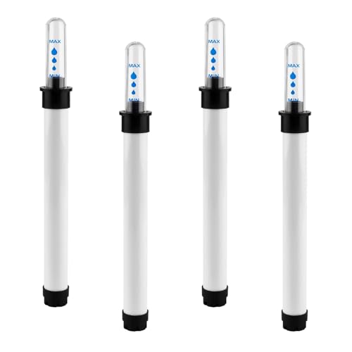 4 Stück Wasserstandsanzeiger Pflanzen,20cmWasserstandsanzeiger Kunststoff Praktische Zimmerpflanzen Wasserstandsanzeigers Zimmerpflanzen Wasserstandsanzeiger Hydrokultur für Blumenkästen Topfpflanzen