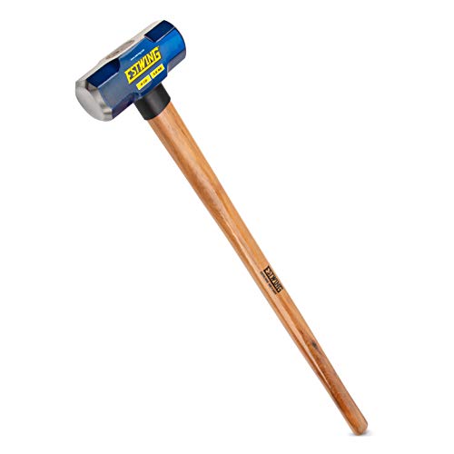 Estwing Sledge Hammer 3.6 Kg, 36" (900mm) US Hickory Wood Long Handle | Heavy Demolition Work, Bending Metals etc.| Handle Length: 900 mm| Head Weight: 3.6 Kg | ESH-836W