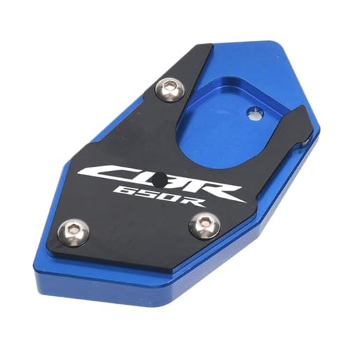 Extension de béquille CNC pour Honda CB650R CBR650R 2019-2023 bleu