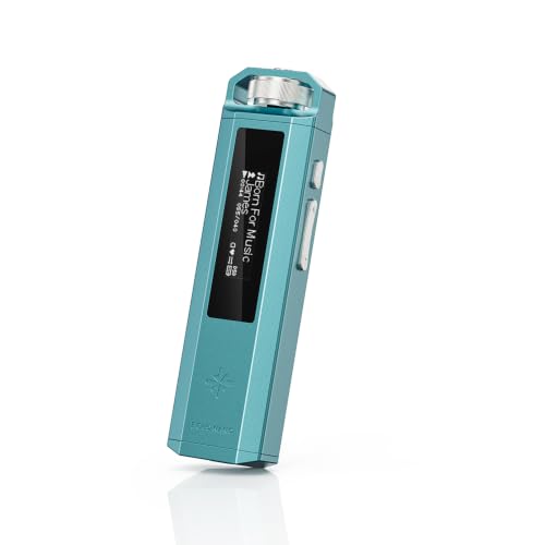Image of FiiO SnowSky Echo Nano Retro Portable MP3 Player with Fingertip Scroll Wheel, 3.5mm Output, USB DAC, in-line Controls and DSD /FLAC Support (Sky Blue)
