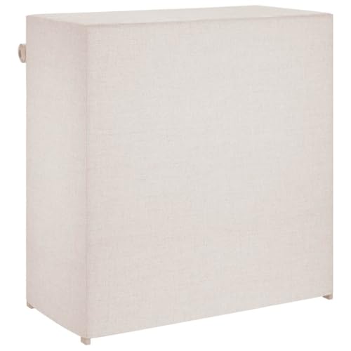 Meuble à chaussures empilable blanc avec étagères de rangement pour bottes