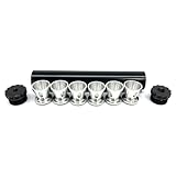 Solvent Filter Trap Black Aluminum Solvent Trap Kit, Fuel Filter 1/2 X 28 with Multiple End Caps, Industrial Grade Automotive Accessories