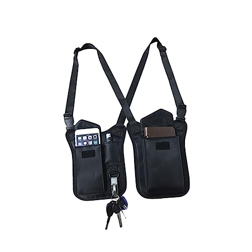 LIOOBO Bolsa De Ombro Escondida Nas Axilas Bolsa De Axila Capa De Chave Capa De Axila Pacote De Serv