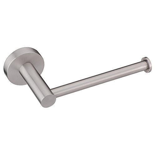 Mellewell Contemporary Toilet Paper Holder Wall Mounted, Stainless Steel Brushed Nickel, 06001PH