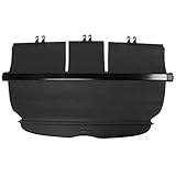 IKON MOTORSPORTS Cargo Cover, Compatible with 2007-2011 Honda CR-V, Factory Style Black Retractable Rear Security Trunk Cover Privacy Shield