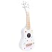HEALLILY Bambini Chitarra Mini Ukulele Giocattolo Stella Chitarra Strumenti Musicali Giocattolo Educativo per Principianti Bianco Principiante
