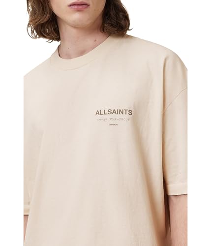 Image of AllSaints Men's Underground Oversized Short Sleeve Crew Neck Shirt
