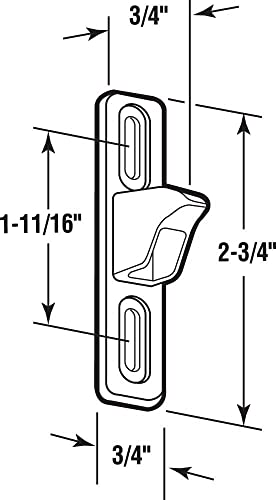 Image of Metal Body Concealed Handel-Cum-Latch for Aluminium Sliding Door & Windows Lock Set of 1 Pair (Black)
