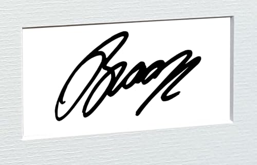 12x8 A4 Brad Keselowski 2024 NASCAR Cup Series No. 6 Ford Mustang Dark Horse for RFK Racing Signed Autographed Signature Photo Photograph Picture Frame Poster Celebration Gift Triple