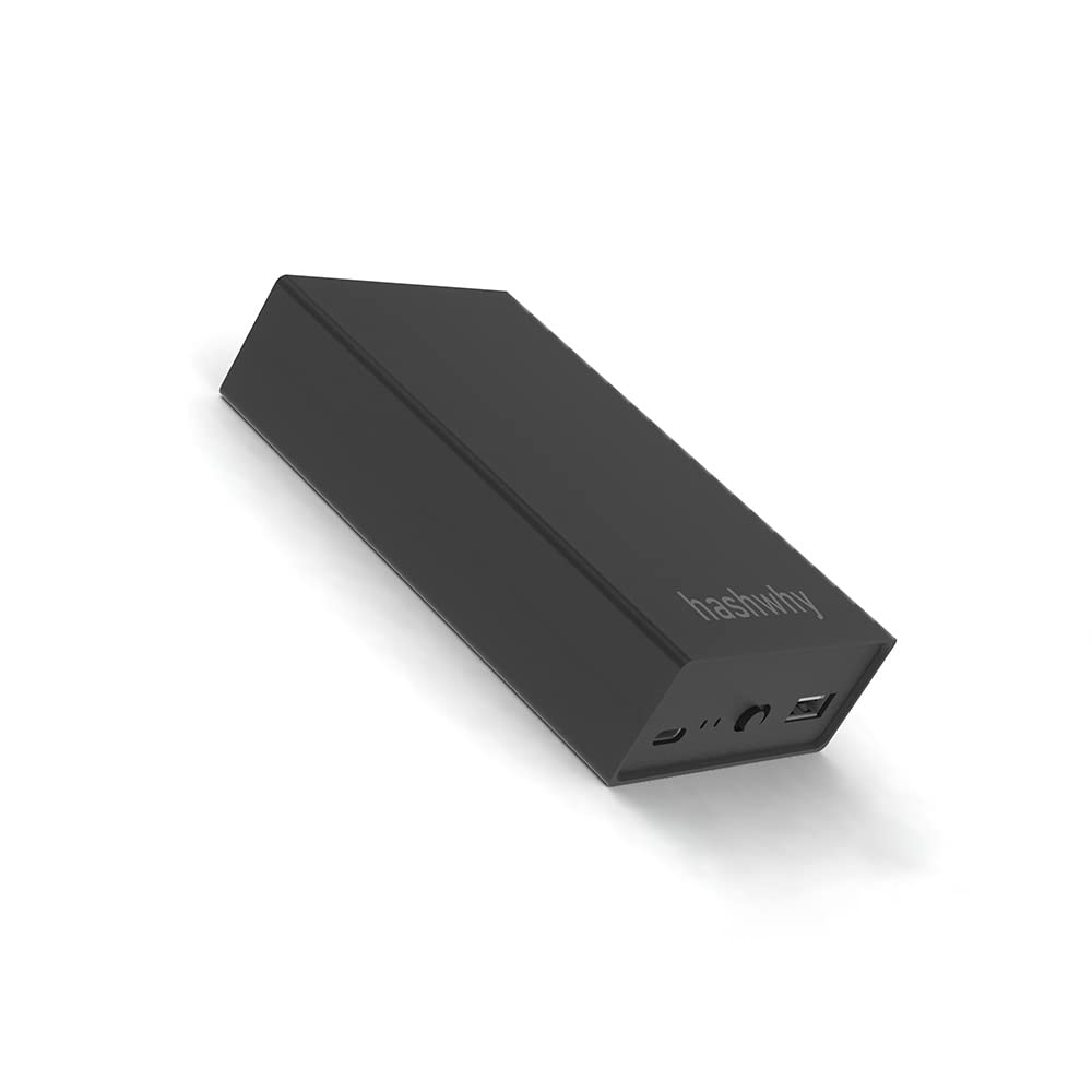 hashwhy MicroUPS 5V 3A | Upto 15W Output | 5000-10000mAh Battery | Made in India (5000mAh with USB to Circular Cable for Routers/Modems/Switch/CCTV)