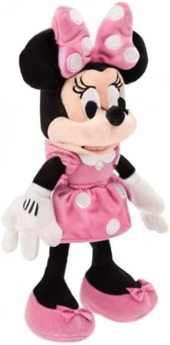 Disney Store Official Minnie Mouse Plush Toy in Pink - 14-Inch Soft Collectible - Timeless Design & Premium Quality - Ideal Gift Lovers - Perfect for Birthdays, Holidays, & Special Events