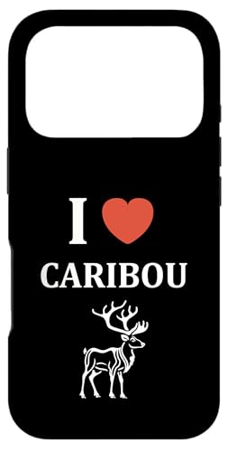 Cute Funny caribous animals little simple i love caribou �X�}�z�P�[�X iPhone 17 Pro �p