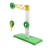 FOYTOKI 3piezas Modelo De Máquina Simple con Poleas para Educación Temprana Didáctico De Mecánica Física con Soporte Kit De Maquetas Experimentales para Laboratorio Escolar