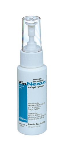 VioNexus No-Rinse Spray 10-1802, 2 oz. Capacity - 2 Bottles - Handwash