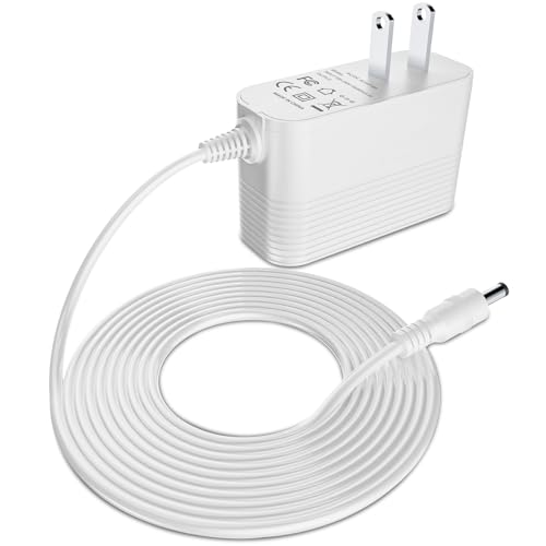5V 2A Power Adapter for Hatch Rest Baby Sound Machine, Night Light, Sleep Trainer, Time-to-Rise Alarm Clock AC/DC Charger Power Cord 5.9FT