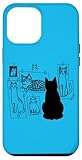 Photo Gallery custodia per iphone 15 pro max cat gallery gatto nero che guarda i gatti disegnati primitivamente Photo Gallery custodia per iphone 15 pro max cat gallery gatto nero che guarda i gatti disegnati primitivamente