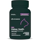 VetriScience Kidney Health Chewable Tablets, Renal Essentials Supplement for Cats, Kidney Care and Support with Mushroom, Astragalus Root, Nettle Seed and Herbs, Chicken and Fish, 60 Count