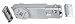 CRL Medium Duty 105186; No Hold-Open Overhead Concealed Door Closer Body Only