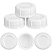 Toyvian Milk Bottle Caps Universal Replacement Lids for Baby Bottles - Leakproof Screw-on Bottle Tops Compatible with Pp Feeding Bottles - Easy to Clean Baby Accessories for Travel and Storage