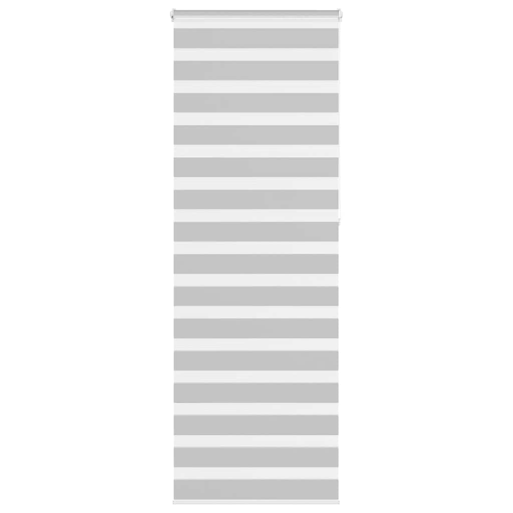 Store zébré jour nuit gris clair 80 x 230 cm : la solution pour moduler la lumière sans travaux